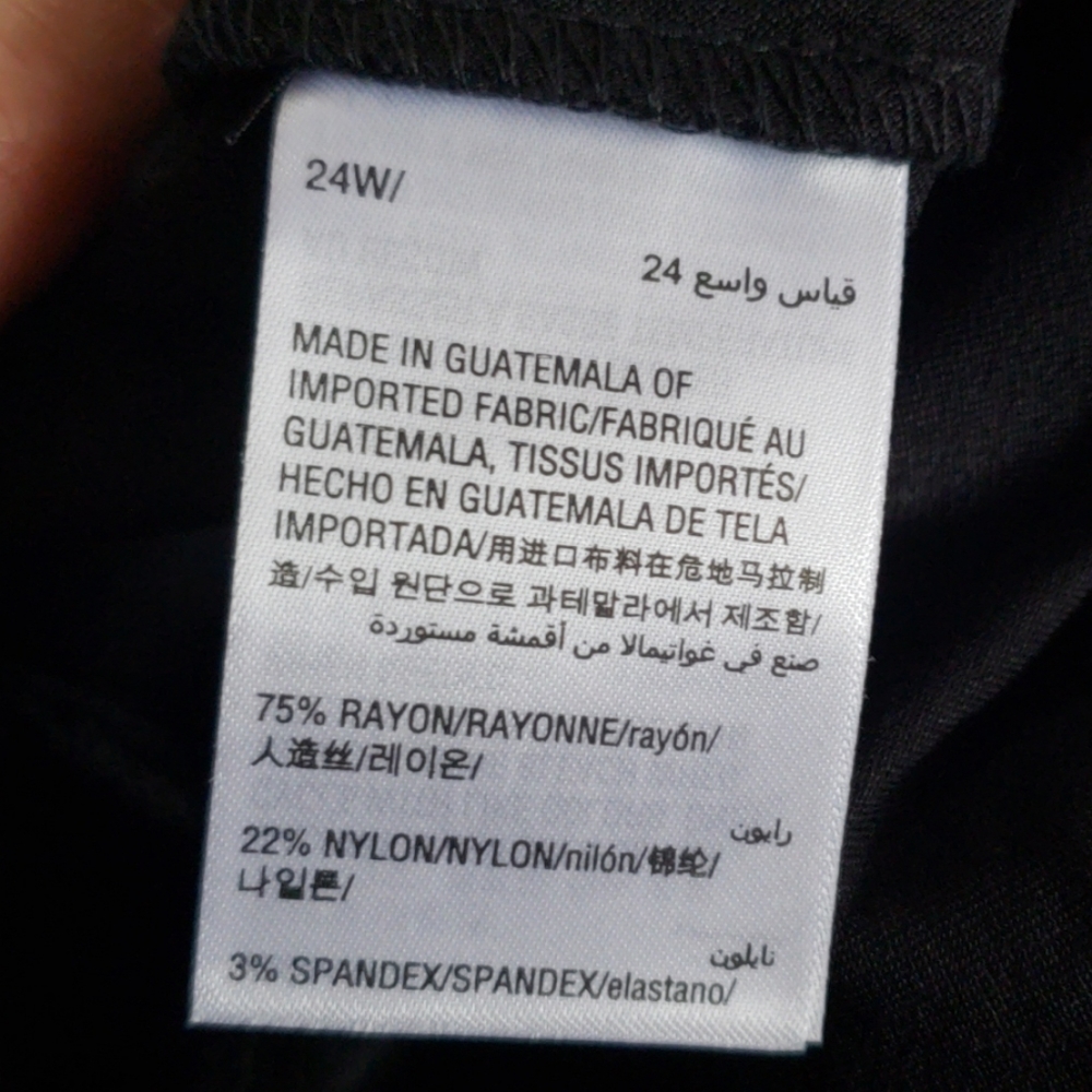 I.N.C. Plus Size Contrast-Stitch Bell-Hem  - Picture 8 of 8